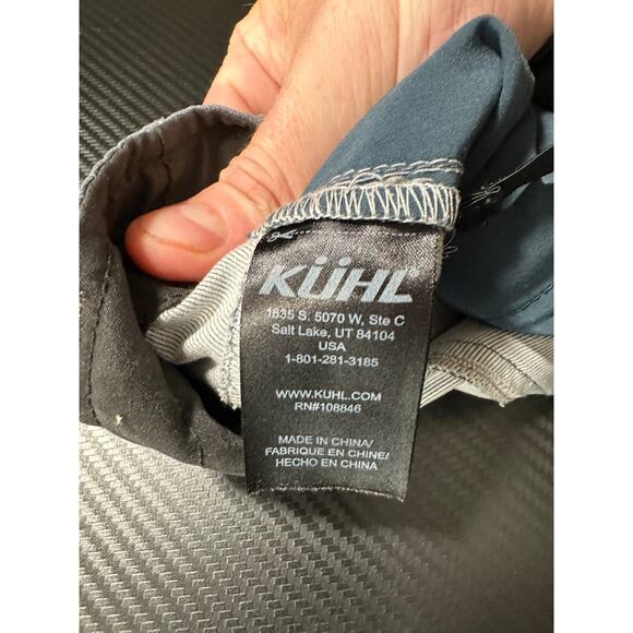 Kuhl Shift Amphibia Shorts Grey Size 32 Hybrid Hiking Swim Shorts 9 Inch - Picture 6 of 12